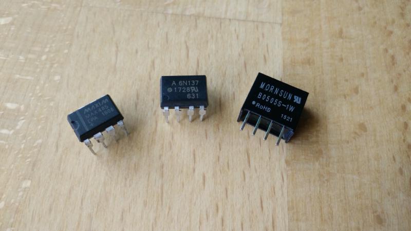 The main components of the circuit