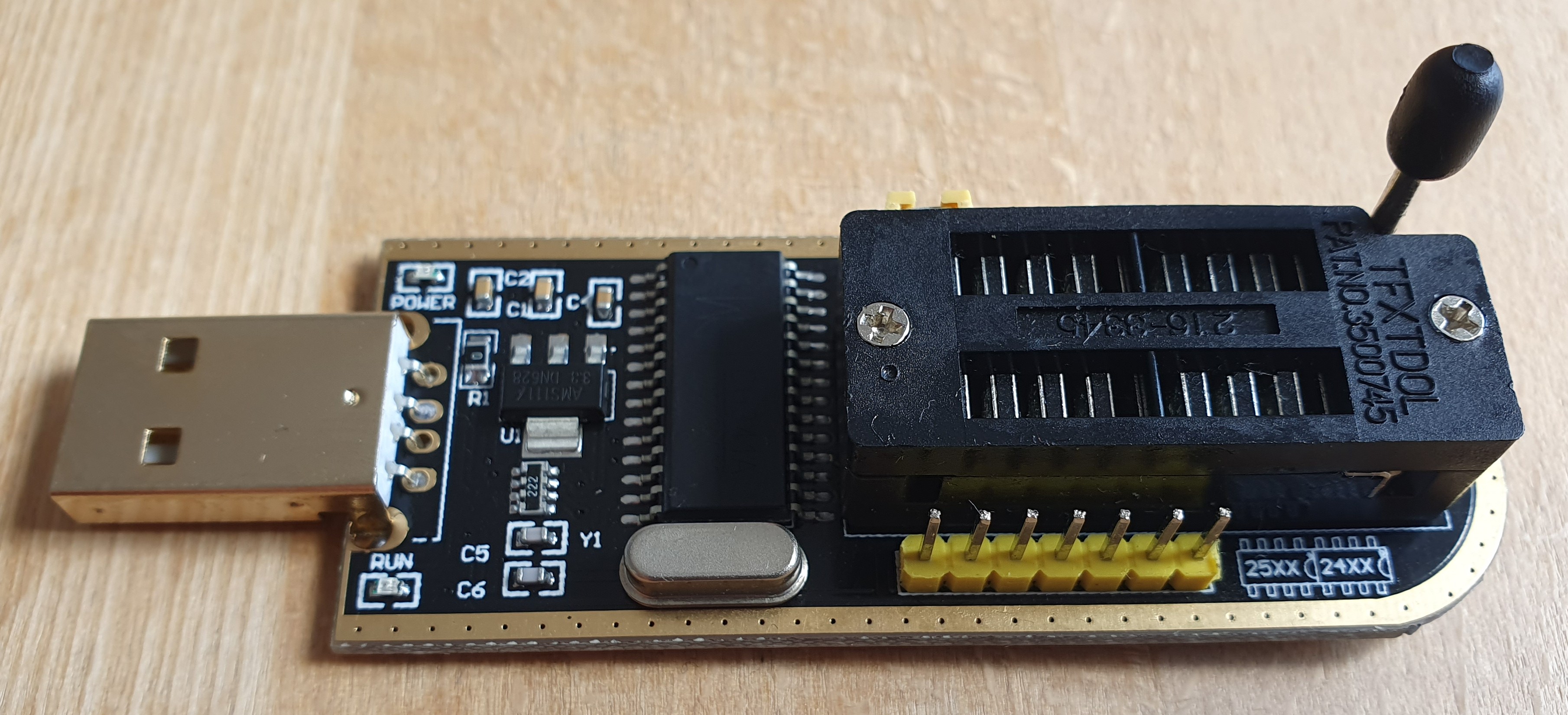 CH341A EEPROM and flash programmer
