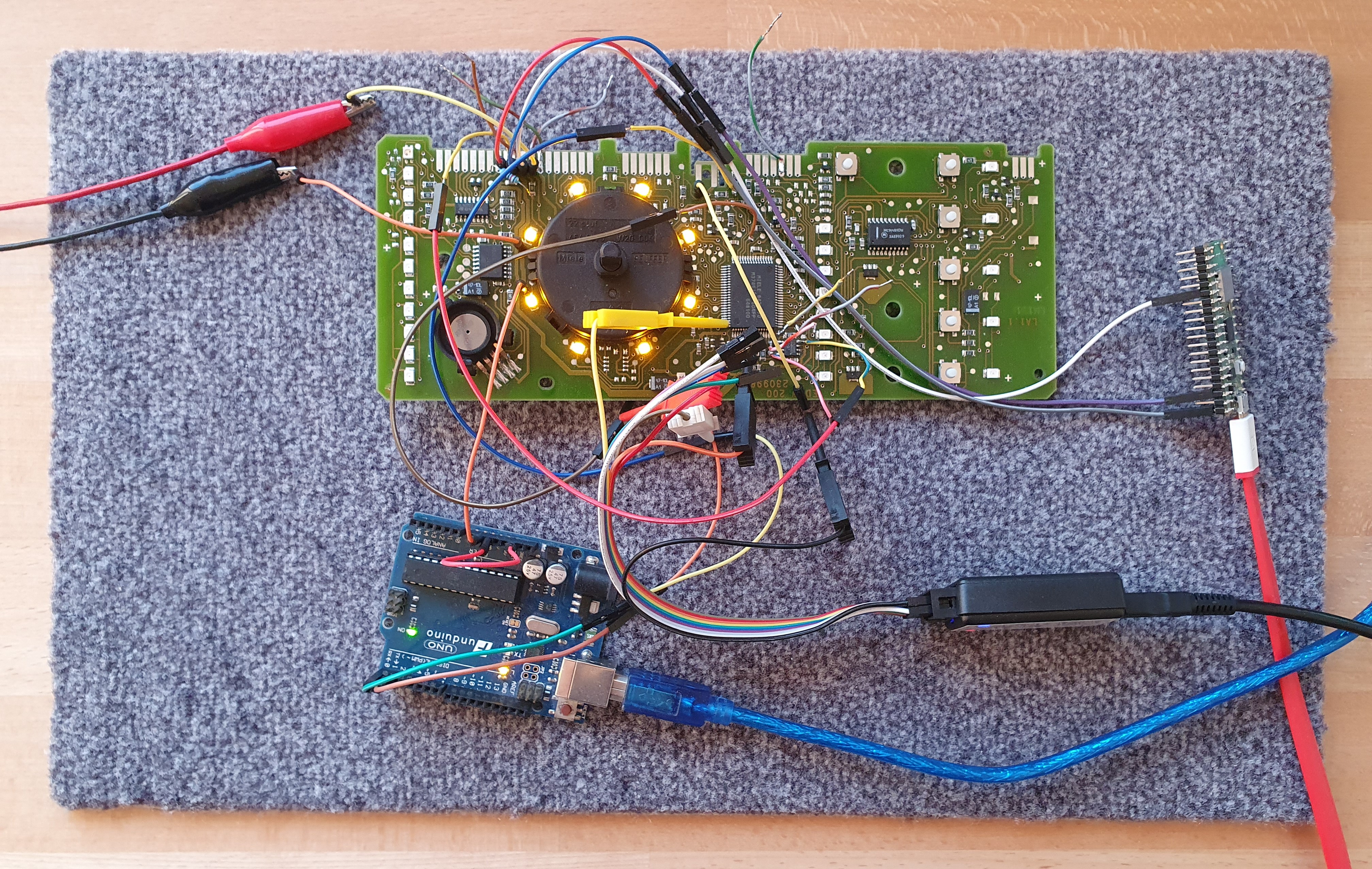 Reverse engineering hardware setup